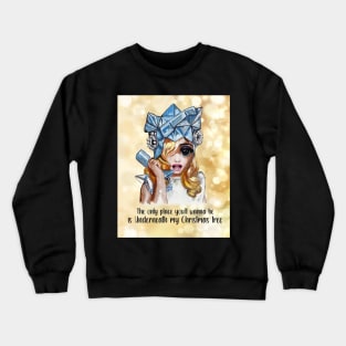 Lady Xmas Crewneck Sweatshirt